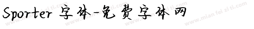 Sporter 字体字体转换